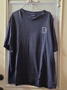 Durham BULLS Jansport Dark Blue Short Sleeve Tee with Small Chest D Logo